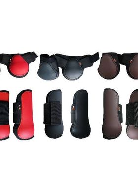 Adjustable Horse Leg Boots Set Equine Front Leg Guard Hind