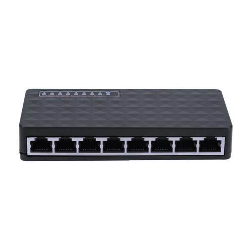8 Port 10/100Mbps Network Switch HUB Fast LAN Ethernet Netwo
