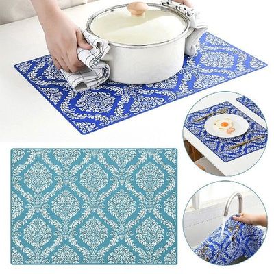 Heat-Insulating Silicone Place Mats Waterproof