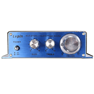Mini Hi-Fi 180W Amplificatore Audio 12V Auto Moto 2CH Radio