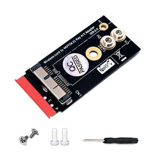 WiFi Adapter BCM94360CS2 BCM943224PCIEBT2 12+6Pin to NGFF Ke