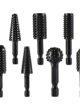 7 Pieces Woodworking Tool Rotary File Set Reaming