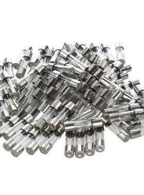 100 Pcs 250V 5A Glass Tube Fuses Cartridge 5mmx20mm Fast Blo