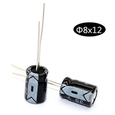 50pcs 400V 2.2UF 8*12mm 2.2UF 400V 8*12 Electrolytic capacit