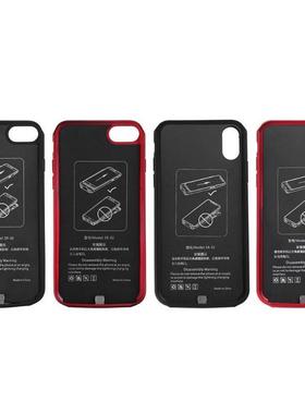 Audio Case For iPhone 8 7 X Earphone Adapter Splitters Back