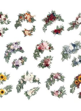 2pcs Flores Artificiales Wedding Bouquets Wedding Queue