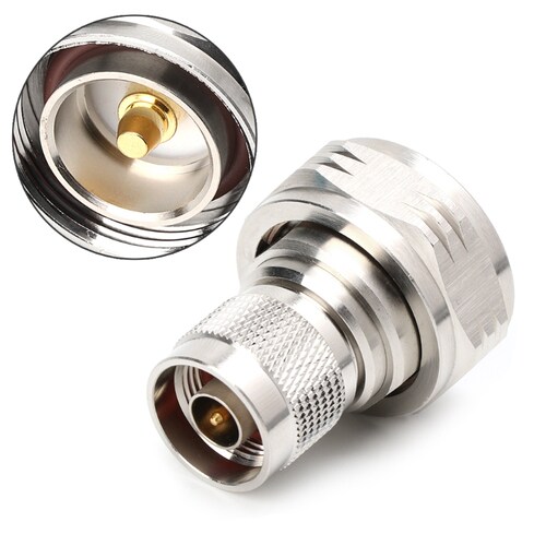 NJ/L29J RF Microwave Coaxial Adapter 7/16 DIN Male To N Male