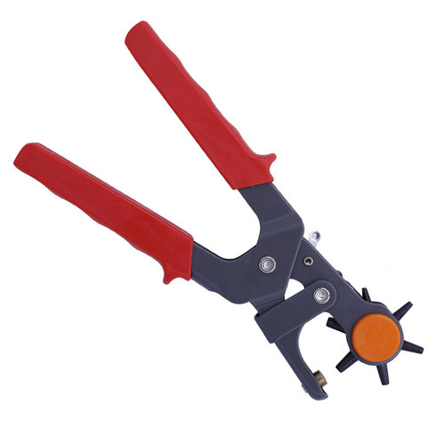 Leather Belt Hole Punch Plier Eyelet Puncher Revolve Sewing