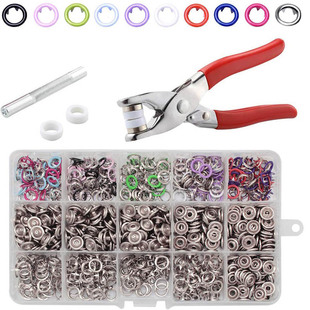 9.5mm Metal Snap Buttons Fastener Plier Press Tool Kit DIY