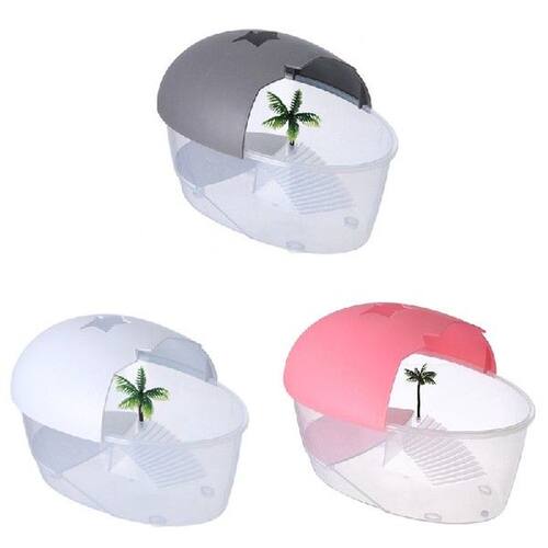 B2QB Small Turtle Tank Container Reptile House with