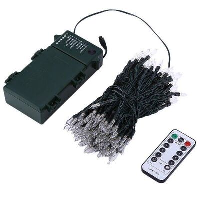 Battery Powered 8 Modes 21M 200 LEDs String Light with Remot