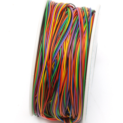 One Roll 8 Colors 30AWG Wire Wrapping Wire, Tinned Copper So