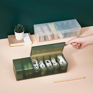 7 Grids Avoid Messing Cable Management Box Double Lid Large