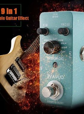 Compact Guitar Effect Pedal Mini Digital Reverb Guitar