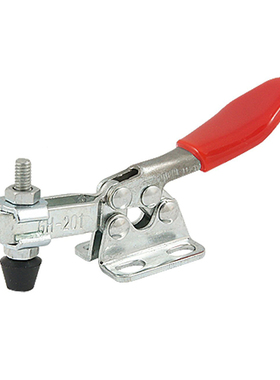 27kg capacity red PVC coated handle Horizontal Toggle Clamp