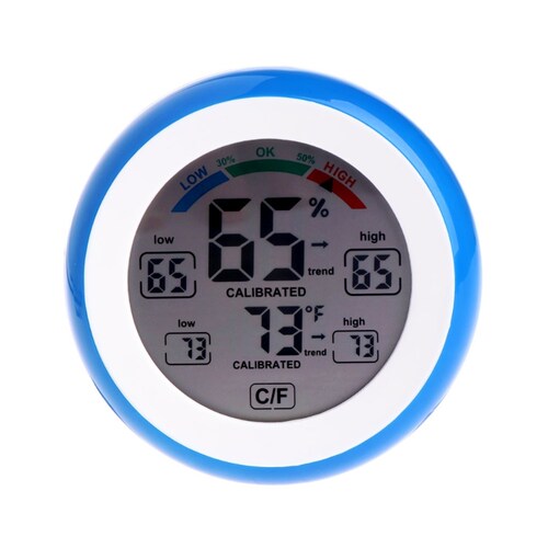 LCD Display Round Humidity Meter Weather Station L15