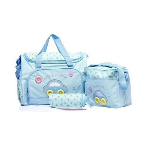 Oxford Cloth Cartoon Mommy Bag with Handle Diaper Changing