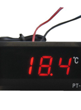 DC 12V LED Thermometer Temperature Detector Red jul04