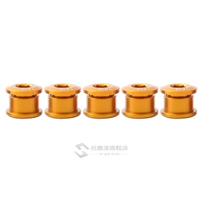 5PCS Bike Chainring Screws Crank Bolts Single Double Speed D