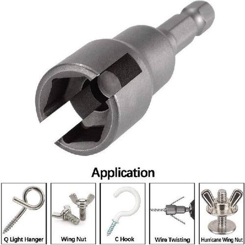 1/4 inch Butterfly Bolt Socket Wrench 6.35mm Hex Shank