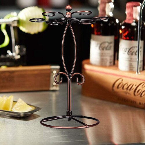 Hot Wine Glass Rack Countertop Freestanding Tabletop Wine
