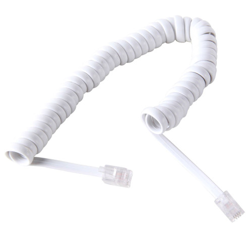 GJ11 handset cord Belt Crystal Wrapped Finish for telephone