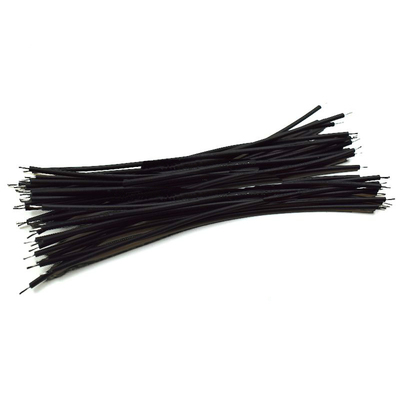 of black copper 30 pcs 24AWG 10CM black color wire electroni