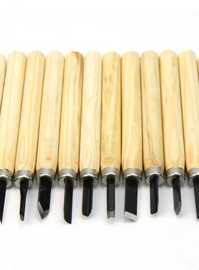 12pcs DIY Chisels Sculpting Wood Carving Gouges Crafts Craft