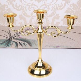 Gift Candelabra Romantic Candle Holder Party Desktop Home