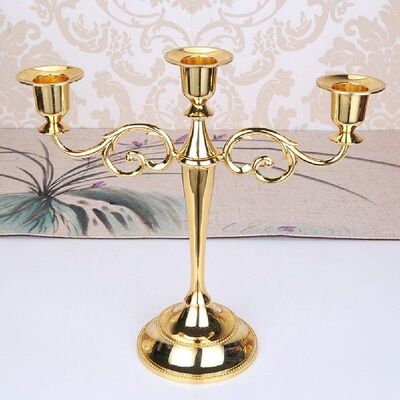 Gift Candelabra Romantic Candle Holder Party Desktop Home