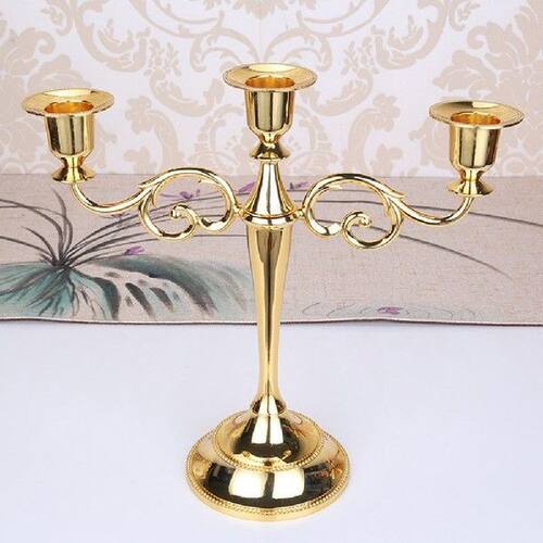 Gift Candelabra Romantic Candle Holder Party Desktop Home