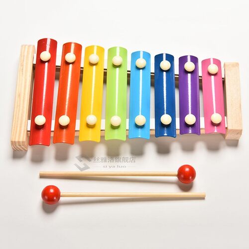 Music Instrut Toy Wooden Frame Xylophone Children Kids  Baby