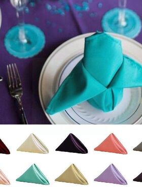 1pcs Cloth Napkins 12x12 Inches Polyester Table Napkins