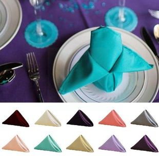 1pcs Cloth Napkins 12x12 Inches Polyester Table Napkins