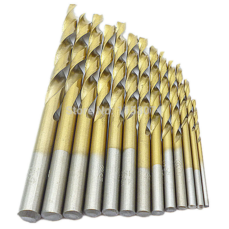 13pcs Mini Twist Drill Bit Hss Steel.Drill Bits Metric Plati