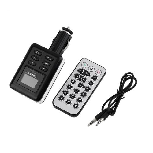 Car FM Transmitter with Car Charger+Remote Controller +Audio