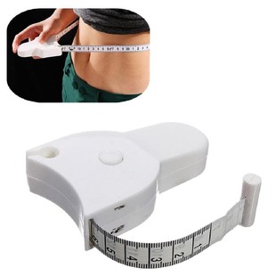 Body Fat Weight Loss Measure Retractable Ruler 150cm Fitness