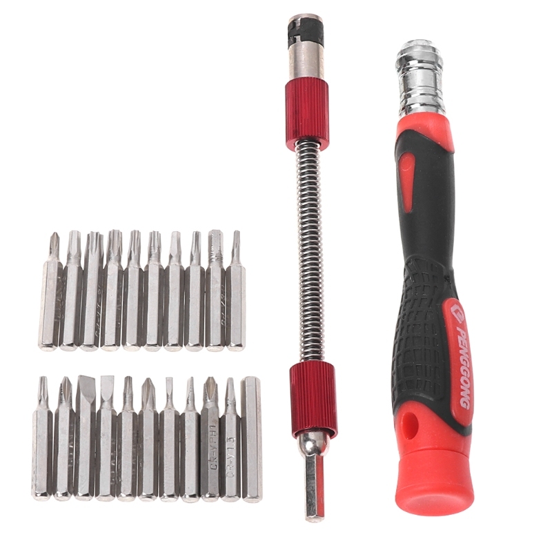 23 Pcs Set Precision Screwdriver Multi Bits Handle Kit DIY R
