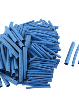 200pcs 4 Sizes Polyolefin Heat Shrink Tubing Cable Sleeve Bl