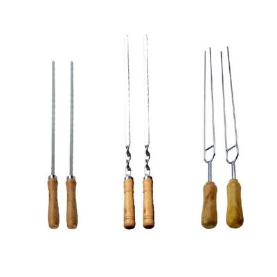 6pcs Reusable Stainless Steel U-Shaped Barbecue Brazing