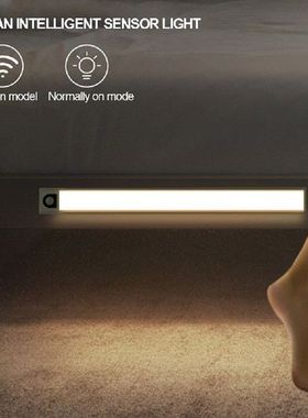 Ultra Thin Motion Sensor Night Light USB Rechargeable