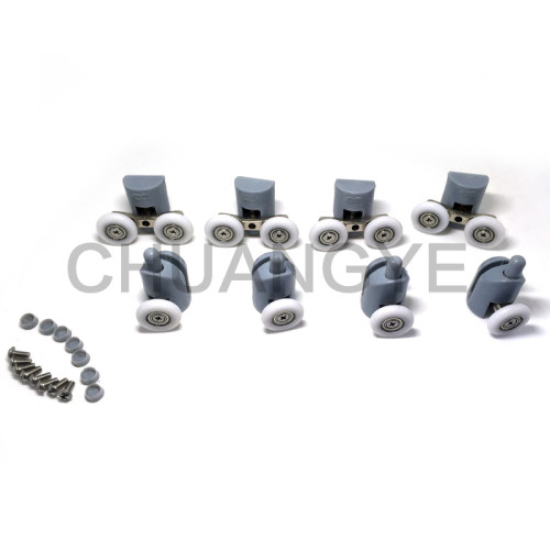 SET OF 8 SHOWER DOOR ROLLERS RNNERS WHEELS PLLERS  20, 22, 2