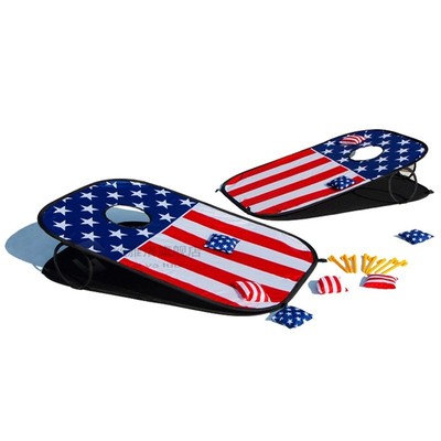Cornhole Game Set Cornhole Boards Collapsible Portable Outdo
