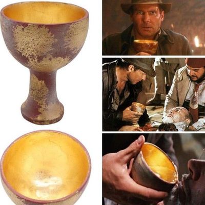 Indiana Jones Holy Grail Cup Resin Crafts Halloween Props