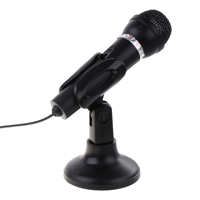 3.5mm Plug Handheld Stereo Microphone Megaphone for PC Lapto