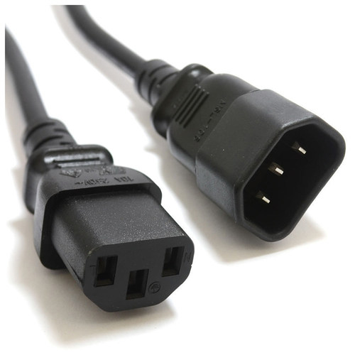 3m Power Extension Cable IEC Kettle Male to Female UPS Lead
