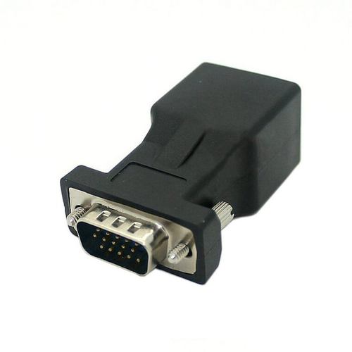 Extender VGA RGB HDB 15pin Male to LAN CAT5 CAT6 RJ45 Cable