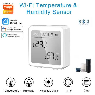 Tuya Wifi Smart Temperature And Humidity Sensor With LCD