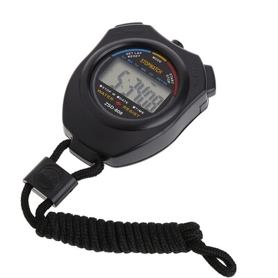 LCD Sports Chronograph Counter Timers with Straps 2017