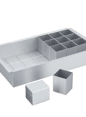 Kitchen Rectangle Aluminum Alloy Movable Type Alphanumeric